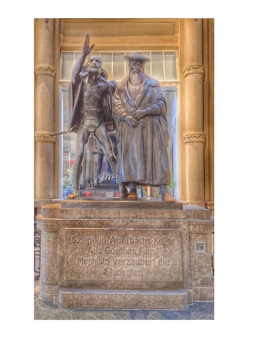 Faust'tan bir sahne: Mephisto Öğrencilere Büyük Uygular.