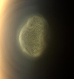 Titan’da Güney Kutup Girdabı Keşfedildi