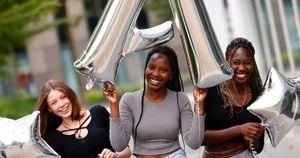 Celebrations Erupt Over A-Level Success Across England