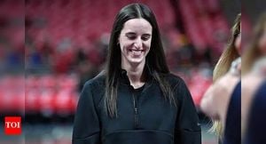 Caitlin Clark Inspires Fans Courtside Despite Injury Setback