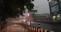 Lucknow's morning turns dark as 'toofani baarish' lashes city. In Pics