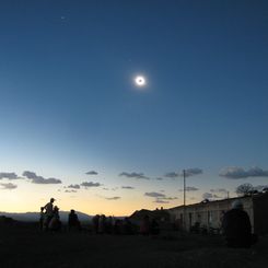 A Total Solar Eclipse Over China