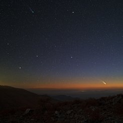 Comets Lemmon and PanSTARRS Peaking