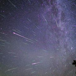  Perseid Meteors Over China 