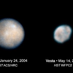 Small Worlds Ceres and Vesta
