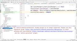 Android studioda artık desteklenmeyen kotlin uzantı hataları nasıl düzeltilir?