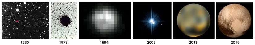 Son 80 sene içerisinde Plüton'a dair fotoğraflarımız ve algımız, &quot;Aa, orada ufak bir nokta var; gezegen olabilir mi acaba?&quot; seviyesinden &quot;Her ne kadar artık bir gezegen olarak görmesek de, bizden 7.5 milyar kilometre uzaktaki cüce gezegene ufak bir uçan makina gönderelim, dibine kadar girelim ve yüksek çözünürlüklü fotoğraflarını çekelim.&quot; seviyesine ulaştı! Bu bile, bilim ve teknolojideki atılımların büyüklüğünü anlamak için yeterlidir.