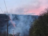 Massive Carbon County brush fire spreads to 460 acres as crews work to keep it from residential area