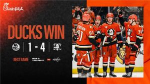 Ducks Overcome Islanders 4-1 As Playoff Hopes Dwindle