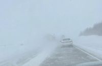 Snowfall warning issued for southwest areas of Central Alberta