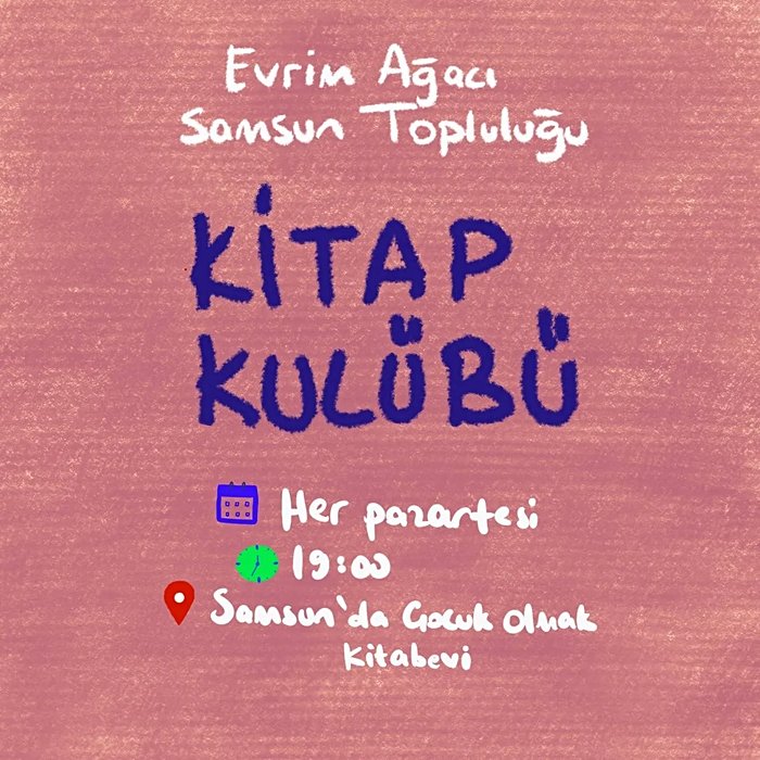 Evrim Ağacı Samsun Topluluğu Kitap Kulübü