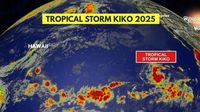 Tropical Storm Kiko 2025: Tracking Map, Forecast Path, Location and Hurricane Strength Update for Eastern Pacific