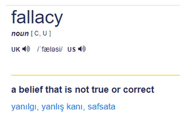 Fallacy