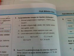 Resimde görülen birinci öncül (cevaba göre) neden hipotez değil?