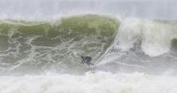 Surfing Hurricane Erin's Swell On Nantucket