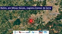 Cidade mineira registra tremor de 2,5 na escala Richter