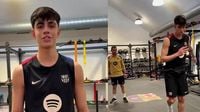 Marc Bernal se machaca en el gimnasio a la espera de buenas noticias