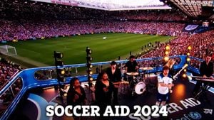 Tyson Fury Coaches England At Soccer Aid 2025