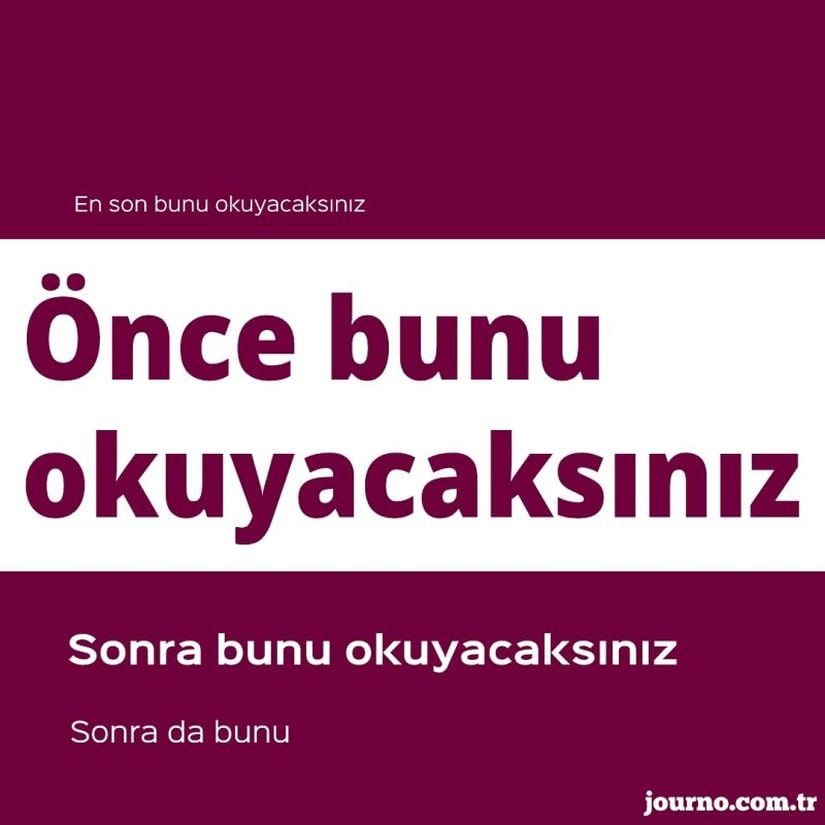 Gestalt İlkelerinin tasarımda kullanılması. (Yazıları hangi sırayla okuyacağınız, ilkelere göre tahmin edilebiliyor.)