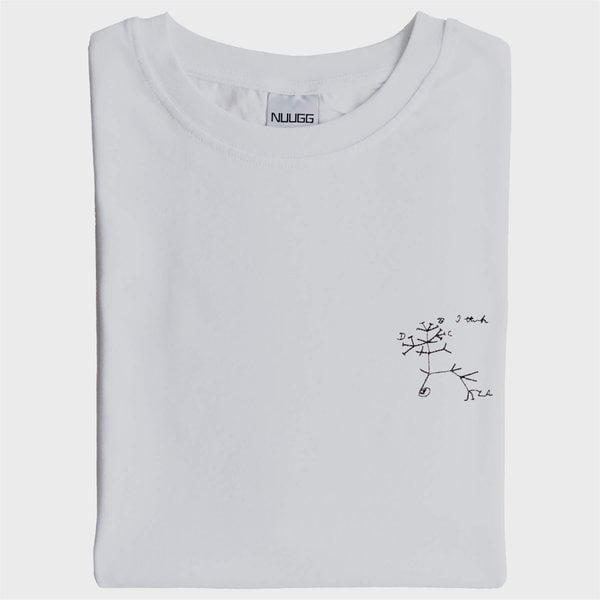 "I think...": Darwin'in Yaşam Ağacı T-Shirt (Nakış, %100 Pamuk)