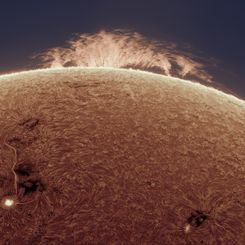  A Prominence on the Sun 