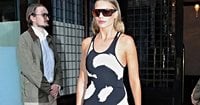 Margot Robbie's Tiny Roberto Cavalli Minidress Is Giving 'Wuthering Heights'