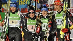 German Women’s Biathlon Team Claims Historic Victory