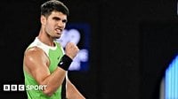 Australian Open 2026 results: Carlos Alcaraz beats Adam Walton in straight sets in first round