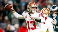 49ers eliminate defending Super Bowl champion Eagles from playoffs