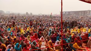 Farmers Rally Again At Punjab-Haryana Border