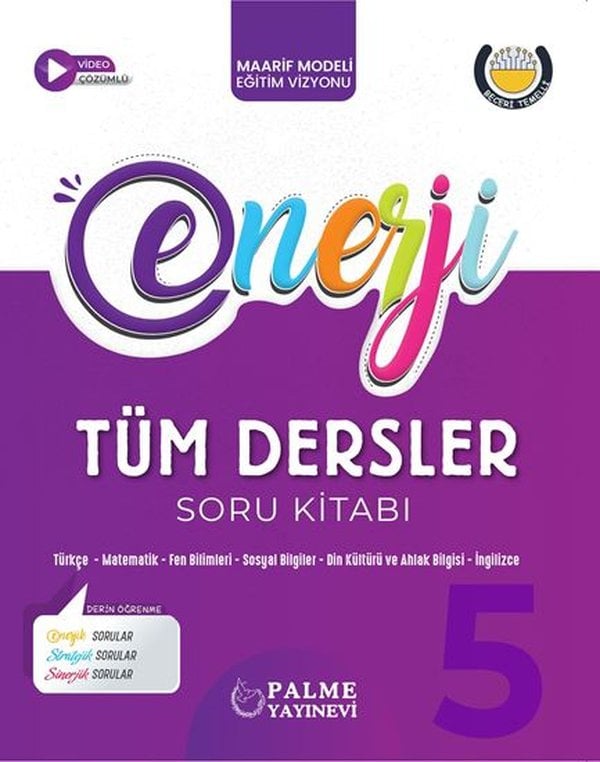 PALME 5.SINIF TÜM DERSLER SORU KİTABI