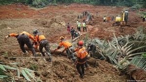 Java Landslide Leaves Eleven Dead As Rescuers Race
