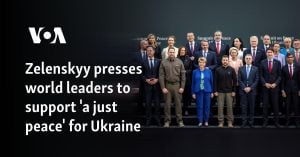 International Leaders Gather To Support Ukraine On War Anniversary