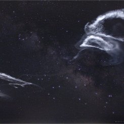 Rocket Trails in the Milky Way