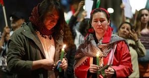 Pro-Palestine Protesters Rally In Mexico City Against Israeli Aggression