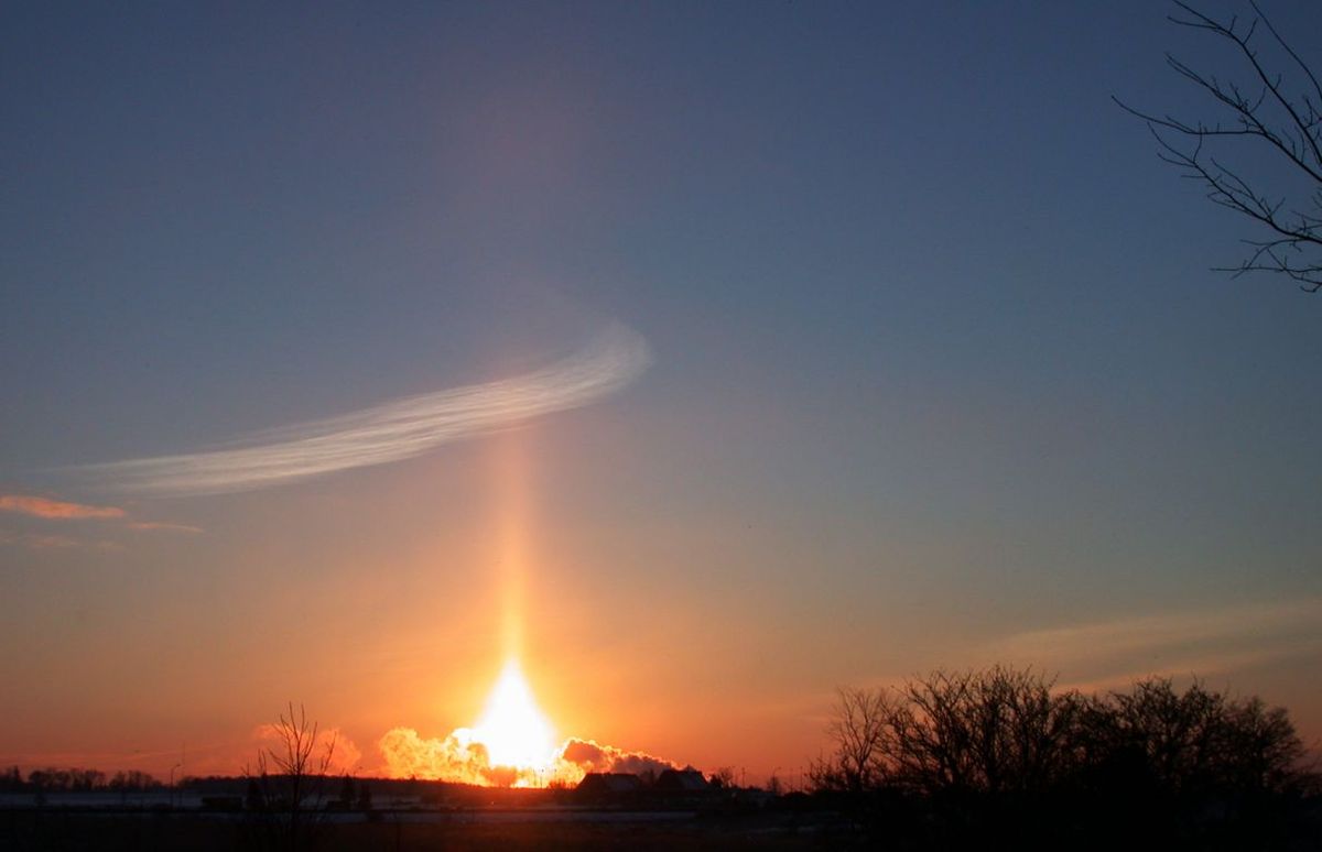 Launch of the Sun Pillar