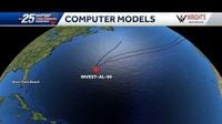 National Hurricane Center tracking disturbance in the Central Atlantic