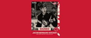 Red Wings Sign Defenseman Jacob Bernard-Docker To Boost Defense
