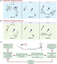 Externally controlled intermittent randomization enables complex navigation of multiple nanobots - Nature Communications