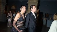 Dua Lipa’s Chanel Look for the 2025 Met Gala Is Adorned With Feathers, Crystals… And Callum Turner