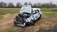 Arkansas officer recovering from injuries after tornado throws patrol car