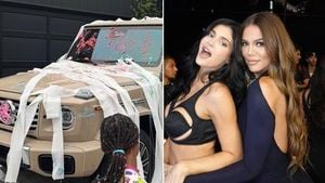 Kylie Jenner�27s Mercedes G-Wagon Targeted In Kardashian Prank War