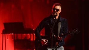 Eric Church Honors Route 91 Victims At Opry 100 Anniversary