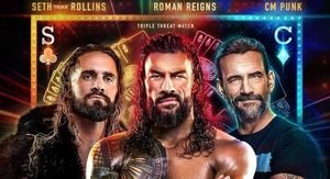 Triple Threat Match Set For WrestleMania 41 Features Roman Reigns, Seth Rollins, And CM Punk