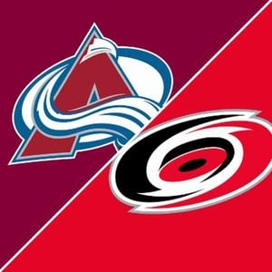 Avalanche Rally Past Hurricanes In Retro Uniform Thriller