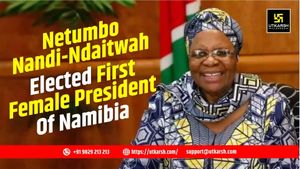 Namibia Elects First Female President Netumbo Nandi-Ndaitwah