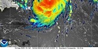 Hurricane Erin is now a category 5 storm, still expected to turn north