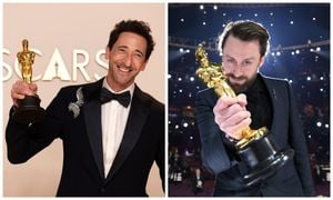 Adrien Brody Shines At The 2025 Oscars