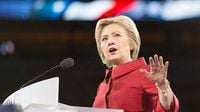 Hillary Clinton urges gay couples to marry before Kim Davis's claim is approved
