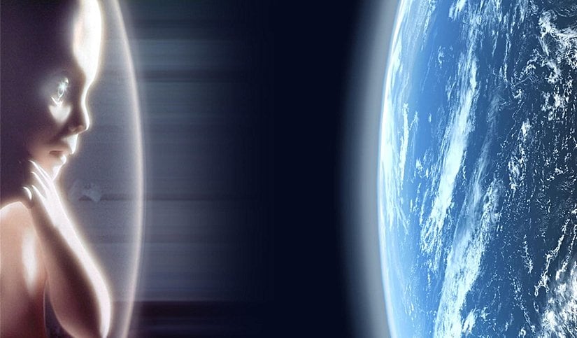 Stanley Kubrick'in "2001: A Space Odyssey" filmindeki sahtebilim unsurlarından bir örnek...
